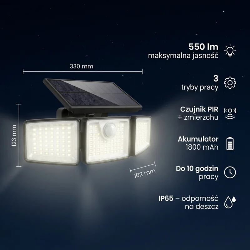 SolarMotion3 Pro - z czujnikiem ruchu - obrazek 9
