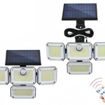 SolarMotion4 Pro – z czujnikiem ruchu 333 LED + PILOT (NOWOŚĆ)